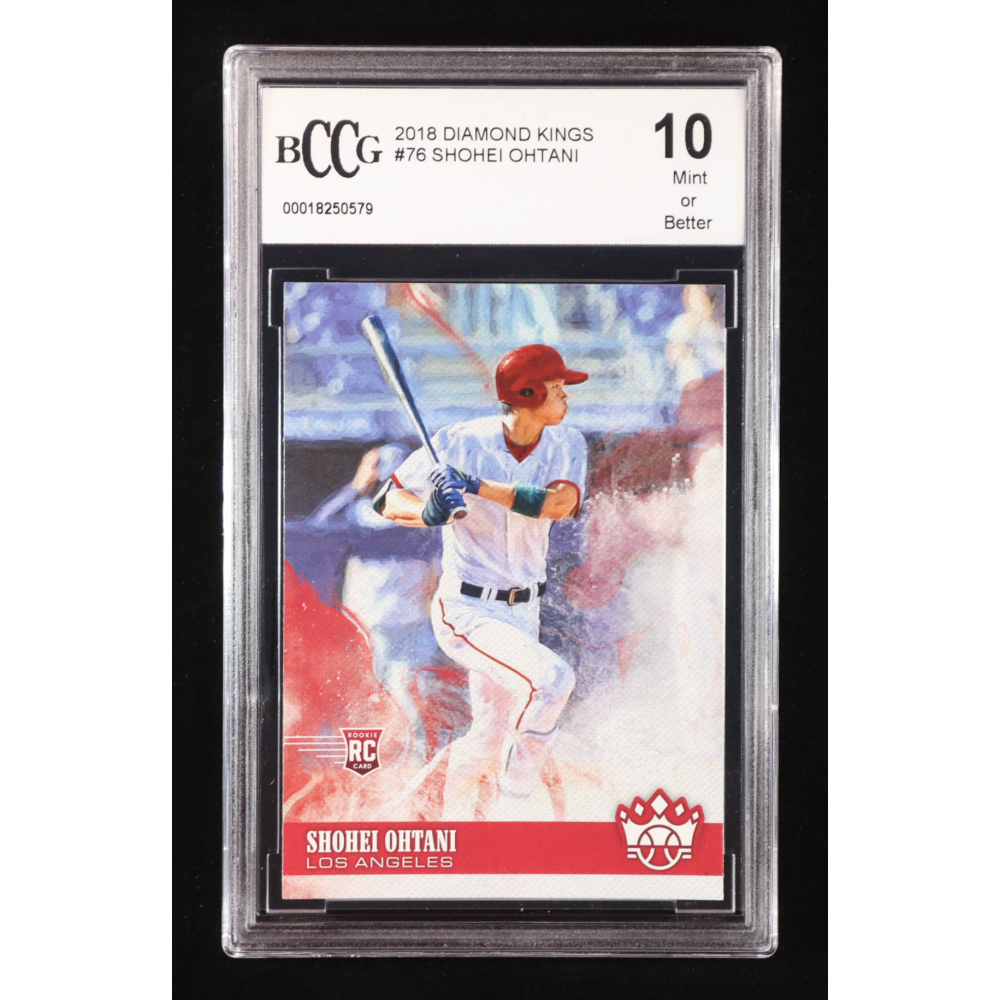 Shohei Ohtani 2018 Diamond Kings #76 RC (BCCG 10) at PristineAuction.com