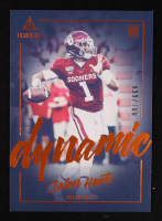 Jalen Hurts 2020 Panini Luminance Dynamic Rookies Orange #DR7 RC #099/100 at PristineAuction.com