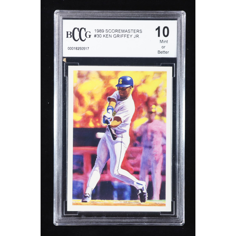 Ken Griffey Jr. 1989 Scoremasters #30 RC (BCCG 10) at PristineAuction.com