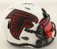 Michael Vick Signed Falcons Lunar Eclipse Alternate Speed Mini Helmet with Visor (JSA & Playball Ink) at PristineAuction.com