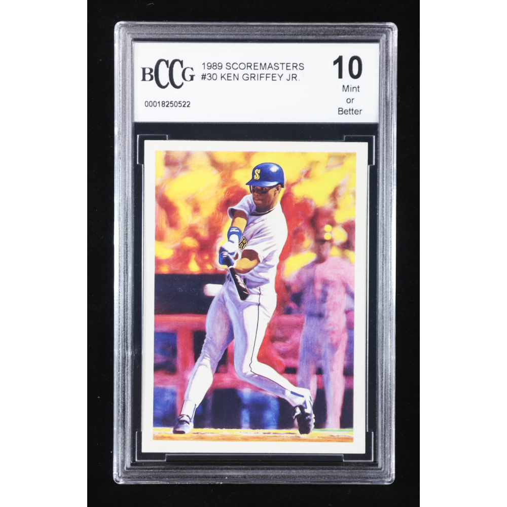 Ken Griffey Jr. 1989 Scoremasters #30 RC (BCCG 10) at PristineAuction.com