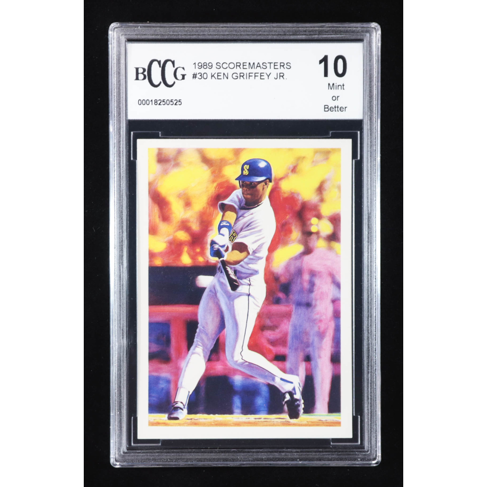 Ken Griffey Jr. 1989 Scoremasters #30 RC (BCCG 10) at PristineAuction.com
