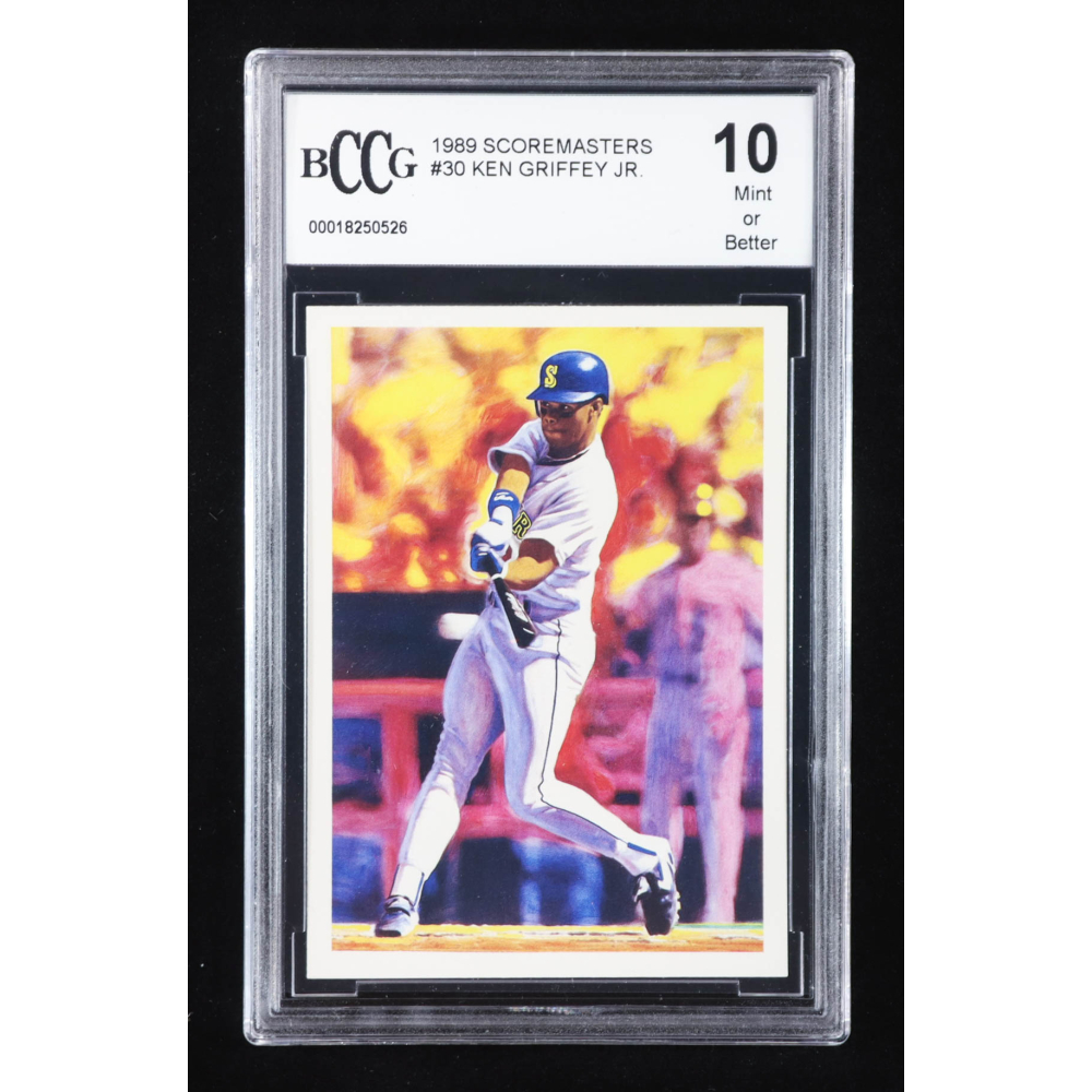 Ken Griffey Jr. 1989 Scoremasters #30 RC (BCCG 10) at PristineAuction.com