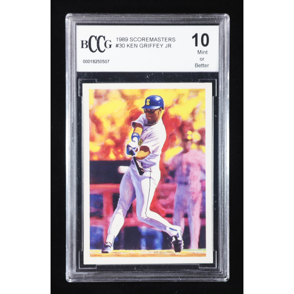 Ken Griffey Jr. 1989 Scoremasters #30 RC (BCCG 10) at PristineAuction.com