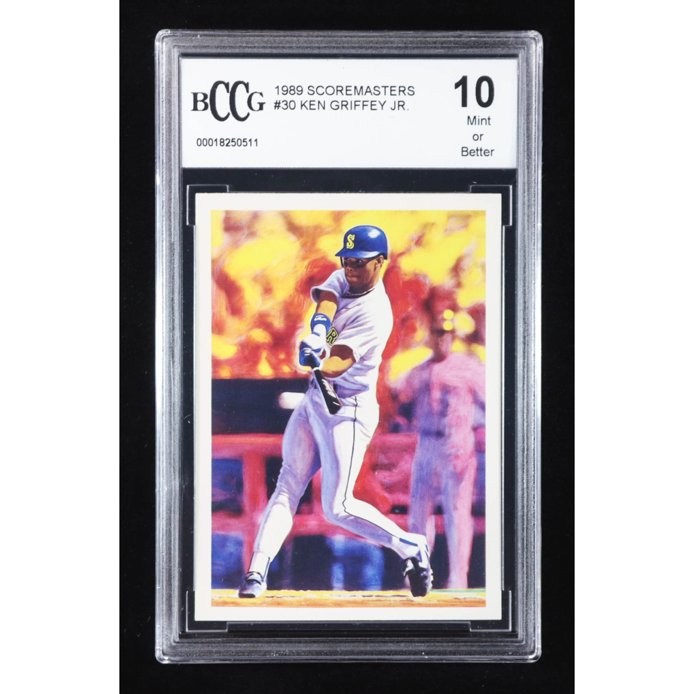 Ken Griffey Jr. 1989 Scoremasters #30 RC (BCCG 10) at PristineAuction.com
