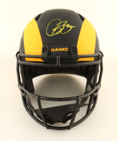 Isaac Bruce Signed Rams Full-Size Eclipse Alternate Speed Helmet (Beckett) at PristineAuction.com
