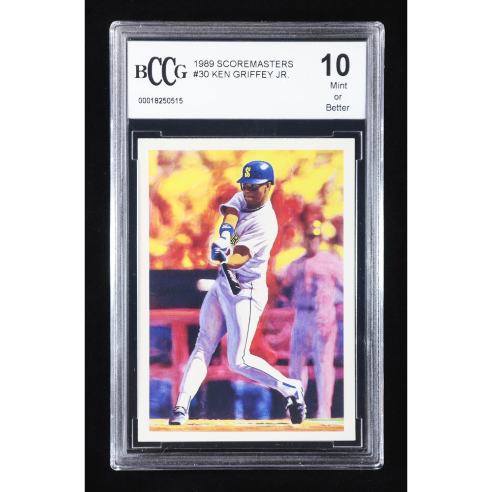 Ken Griffey Jr. 1989 Scoremasters #30 RC (BCCG 10) at PristineAuction.com