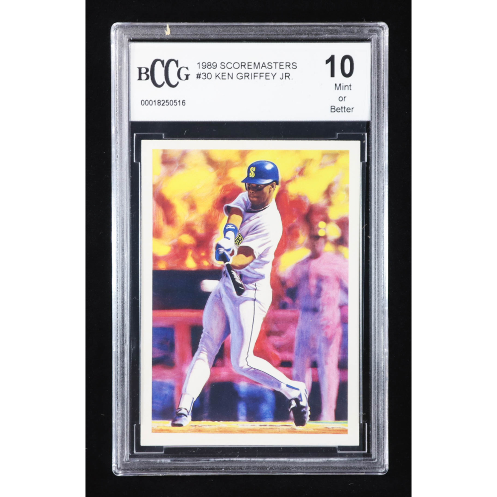 Ken Griffey Jr. 1989 Scoremasters #30 RC (BCCG 10) at PristineAuction.com