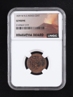 1839-W N.E. Indies Cent - Krakatoa Hoard (NGC Genuine) at PristineAuction.com