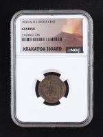 1839-W N.E. Indies Cent - Krakatoa Hoard (NGC Genuine) at PristineAuction.com