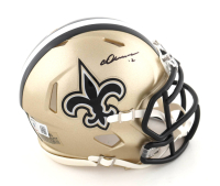 Chris Olave Signed Saints Speed Mini Helmet (Beckett) at PristineAuction.com
