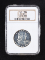 1963 Franklin Silver Half Dollar (NGC PF64) at PristineAuction.com