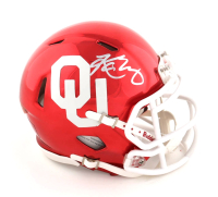 Kyler Murray Signed Oklahoma Sooners Chrome Speed Mini Helmet (Beckett) at PristineAuction.com