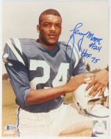 Lenny Moore Signed Colts 8x10 Photo Inscribed "HOF 75" (Beckett) at PristineAuction.com
