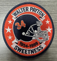 Walter Payton Bears 1954-1999 "Sweetness" Commemorative Patch at PristineAuction.com