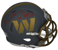 Doug Williams Signed Commanders Slate Alternate Speed Mini Helmet Inscribed "SB XIII MVP" (Beckett) at PristineAuction.com