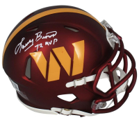 Larry Brown Signed Commanders Speed Mini Helmet Inscribed "72 MVP" (Beckett) at PristineAuction.com