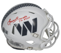 Larry Brown Signed Commanders Salute to Service Alternate Speed Mini Helmet Inscribed "72 MVP" (Beckett) at PristineAuction.com