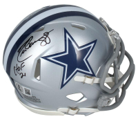 Drew Pearson Signed Cowboys Speed Mini Helmet Inscribed "HOF '21" (Beckett) at PristineAuction.com