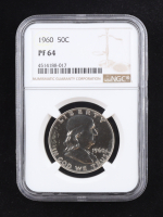 1960 Franklin Silver Half Dollar (NGC PF64) at PristineAuction.com
