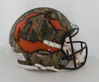 Jim Brown Signed Browns Custom Camo Full-Size Authentic Speed Helmet (Beckett) at PristineAuction.com