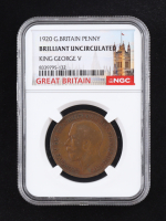 1920 Great Britain Penny, King George V (NGC BRILLIANT UNCIRCULATED) at PristineAuction.com