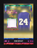 Kobe Bryant 2024 Leaf In The Game Used Sports Leaf Gold Legends Game-Used Memorabilia Rainbow Crystal #LGL-11 #14/45 at PristineAuction.com