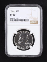 1961 Franklin Silver Half Dollar (NGC PF67) at PristineAuction.com