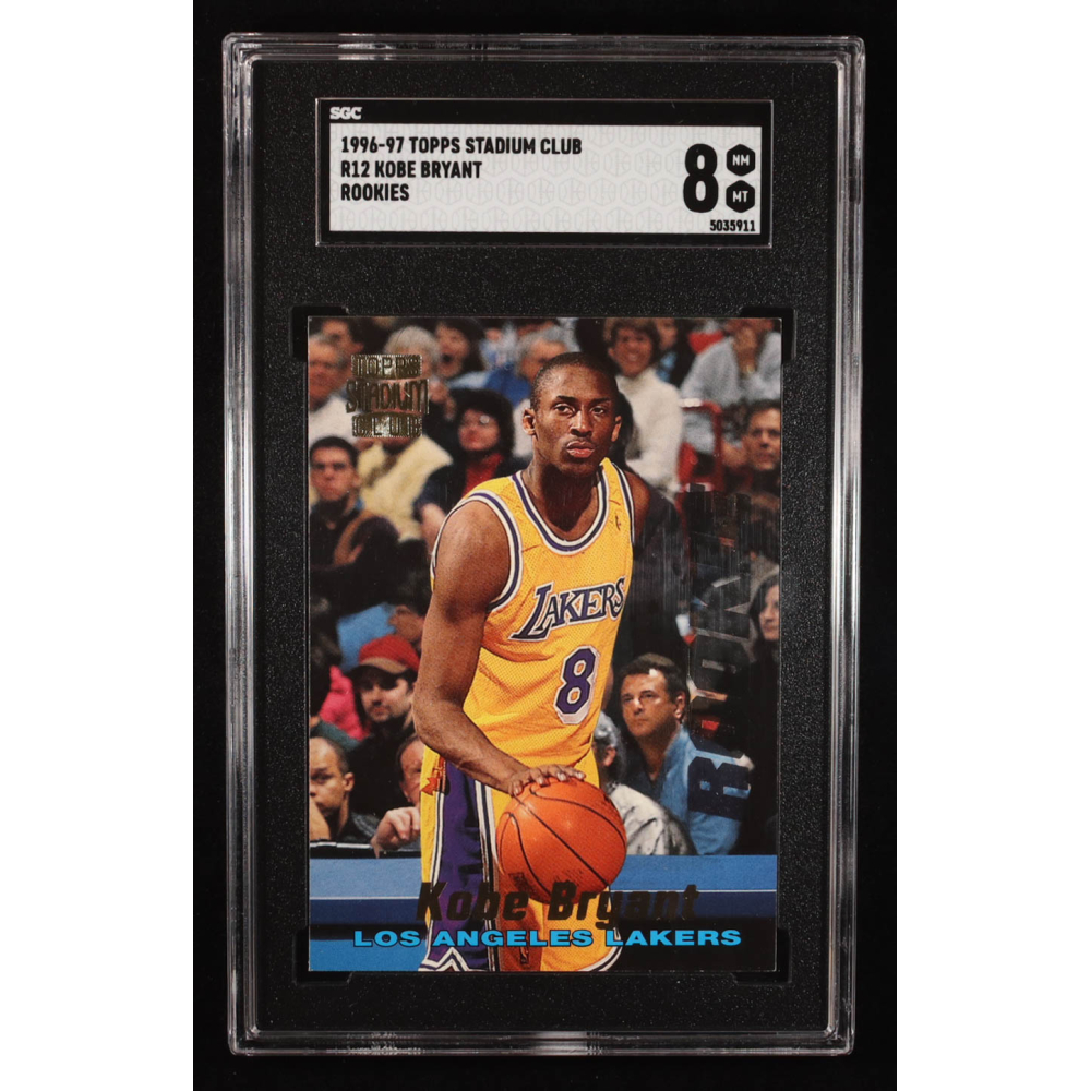 Kobe Bryant 1996-97 Stadium Club Rookies 1 #R12 (SGC 8) at PristineAuction.com