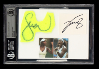 Serena Williams & Venus Williams Signed Cut Collage (BGS) at PristineAuction.com