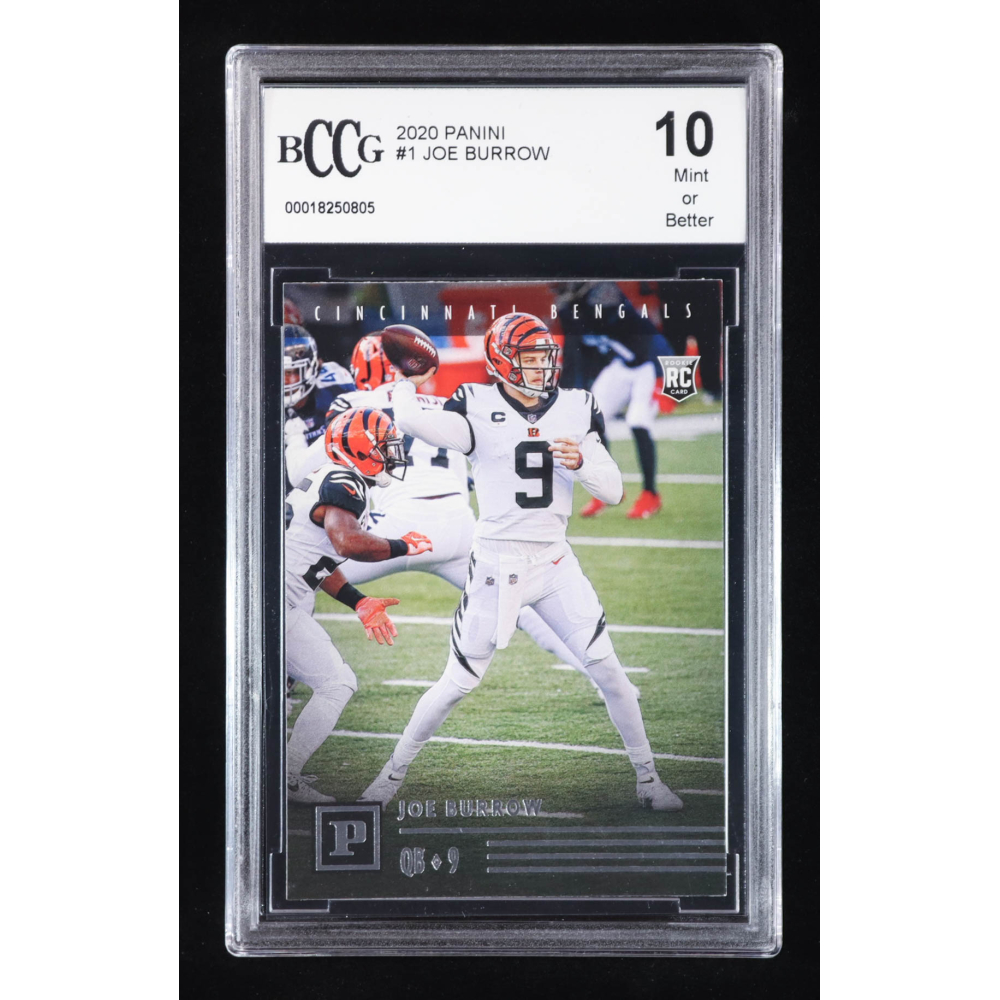 Joe Burrow 2020 Panini #1 (BCCG 10) at PristineAuction.com