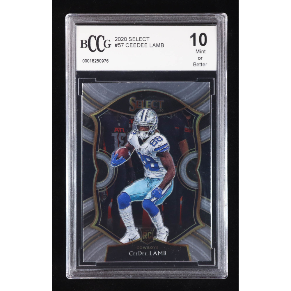 CeeDee Lamb 2020 Select #57 RC (BCCG 10) at PristineAuction.com