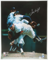 Sandy Koufax Signed Dodgers 16x20 Photo (Steiner & MLB) at PristineAuction.com