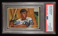 Willie Mays Signed 1951 Bowman #305 RC (PSA | Auto 7) at PristineAuction.com