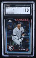 Aaron Judge 2024 Topps Chrome Logofractor #50 (CGC 10) at PristineAuction.com