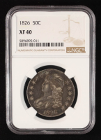 1826 Capped Bust Silver Half Dollar (NGC XF 40) at PristineAuction.com