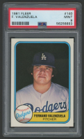 Fernando Valenzuela 1981 Fleer #140 (PSA 9) at PristineAuction.com
