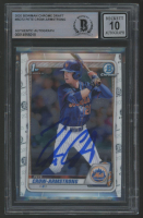 Pete Crow-Armstrong Signed 2020 Bowman Chrome Draft #BD72 (BGS | Auto 10) at PristineAuction.com