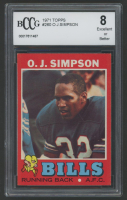 OJ Simpson 1971 Topps #260 (BCCG 8) at PristineAuction.com