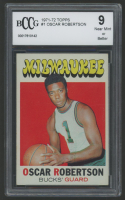 Oscar Robertson 1971-72 Topps #1 (BCCG 9) at PristineAuction.com