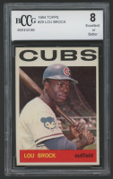 Lou Brock 1964 Topps #29 (BCCG 8) at PristineAuction.com