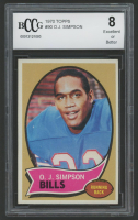O.J. Simpson 1970 Topps #90 RC (BCCG 8) at PristineAuction.com