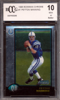 Peyton Manning 1998 Bowman Chrome #1 RC (BCCG 10) at PristineAuction.com