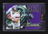 Aaron Rodgers 2024 Wild Card QB1 On The Clock Purple Green Sparkle #OCW-PL-EM2 #06/20 at PristineAuction.com
