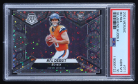 Bo Nix 2024 Panini Mosaic Mosaic No Huddle Silver #271 DEB RC (PSA 10) at PristineAuction.com
