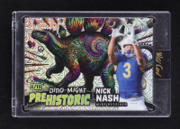 Nick Nash 2024 Wild Card Alumination Dino-Might Pre-Historic Stegosaurus Silver Mojo #PHSTG1-NN #06/15 RC at PristineAuction.com
