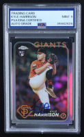 Kyle Harrison Signed 2024 Topps Chrome #191 RC (PSA | Autograph Graded 9) at PristineAuction.com
