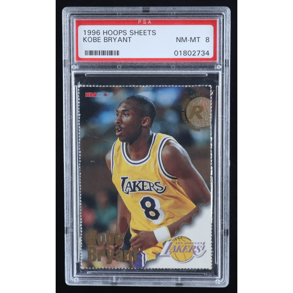 Kobe Bryant 1996-97 Hoops Sheets #1H RC (PSA 8) at PristineAuction.com