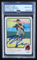 Bubba Chandler Signed 2022 Topps Heritage Minors #69 (PSA | Autograph Graded 10) at PristineAuction.com