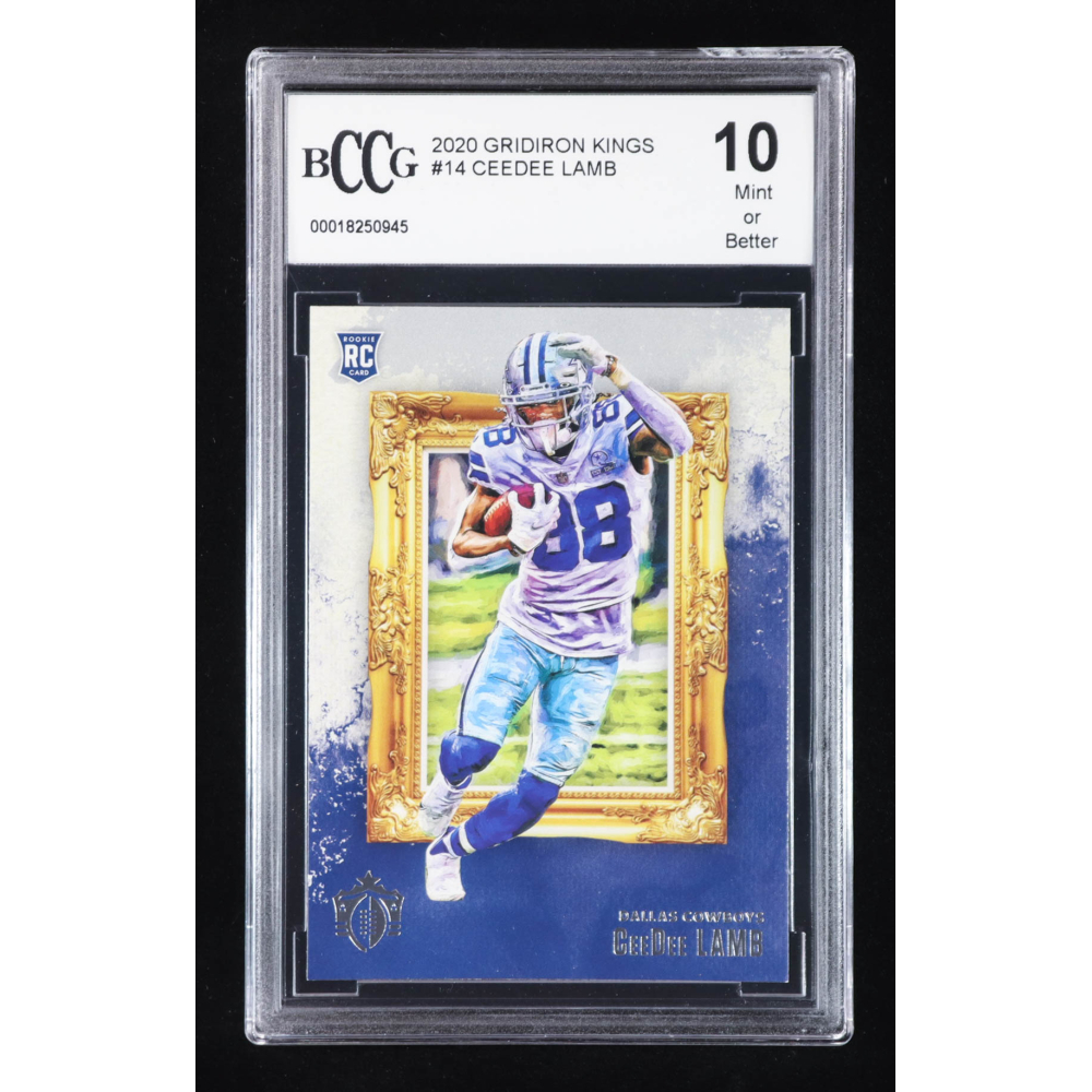 CeeDee Lamb 2020 Gridiron Kings #14 RC (BCCG 10) at PristineAuction.com